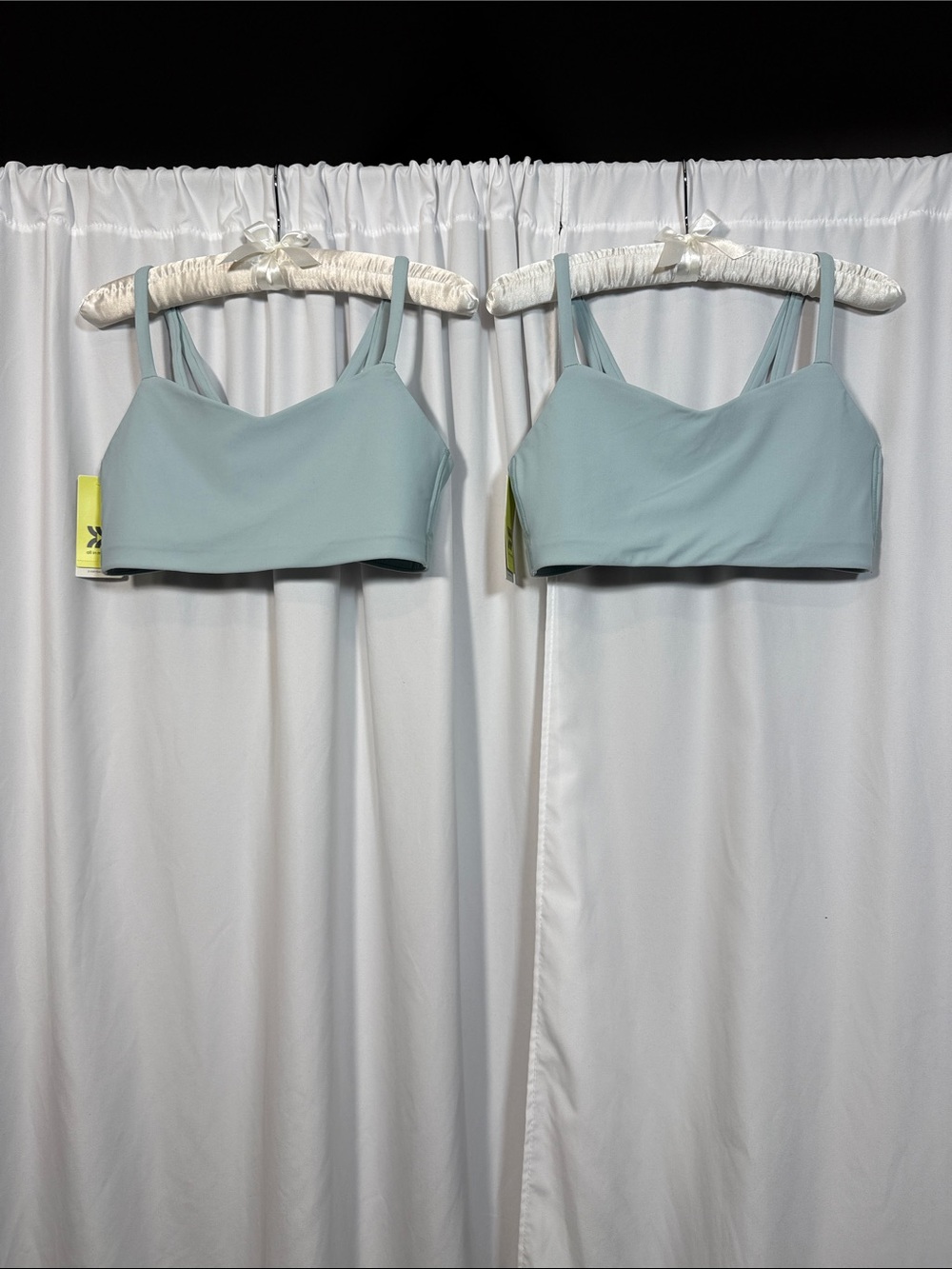 Set of 2 all in motion Light Blue Double-Strapy Bras